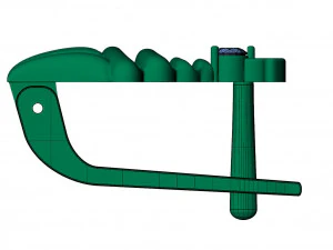 귀걸이 케이크 3D 모델