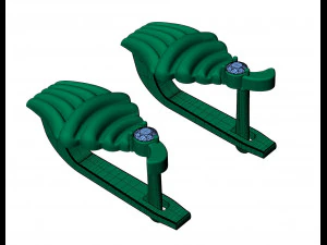 귀걸이 케이크 3D 모델