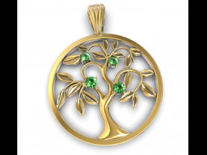 펜던트 트리 3D 프린트 모델