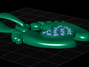 pendant heel baby Modello di stampa 3D