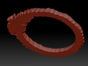 uroboros 3Dプリントモデル