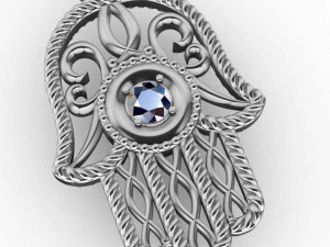 hamsa pendant 3D Print Model