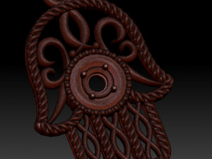hamsa pendant Modello di stampa 3D