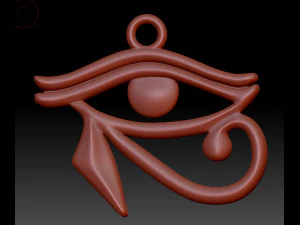eye of horus pendant 3D Print Model