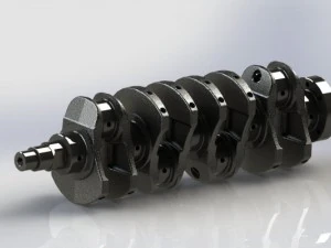 crankshaft real l4 3D Model