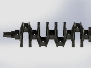 crankshaft real l4 3D Model