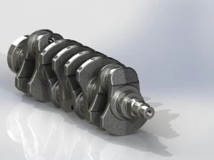 crankshaft real l4 3D Model