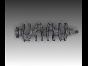 crankshaft real l4 Modèle 3D