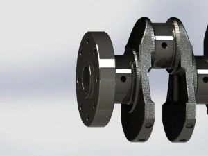 crankshaft real l4 3D Model