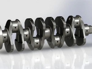 crankshaft real l4 3D Model