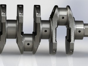 crankshaft real l4 Modèle 3D