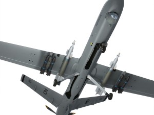 Mq-9 reaper military aircraft drone 3D Model