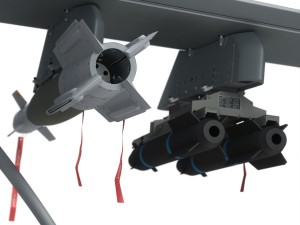 Mq-9 reaper military aircraft drone 3D Model