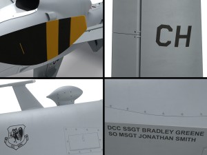 Mq-9 reaper military aircraft drone 3D Model