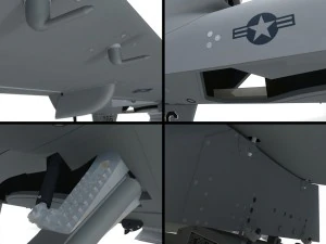 Drone de aeronave militar Mq-9 reaper Modelo 3D
