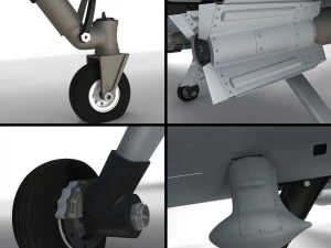 Drone de aeronave militar Mq-9 reaper Modelo 3D