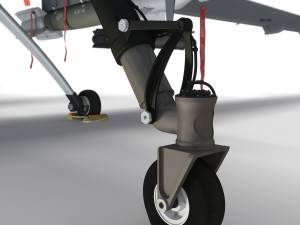 Mq-9 reaper military aircraft drone 3D Model