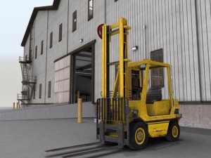 huge warehouse 3D-Modell