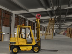 huge warehouse 3D-Modell