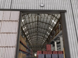 huge warehouse 3D-Modell