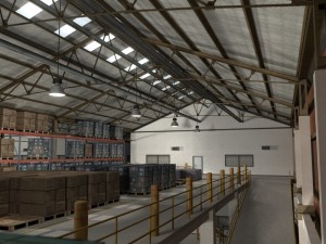 huge warehouse 3D-Modell