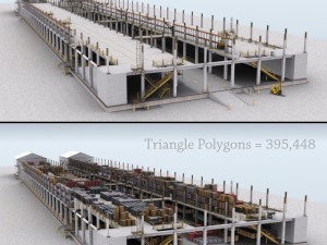 huge warehouse 3D-Modell