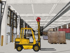 huge warehouse 3D-Modell
