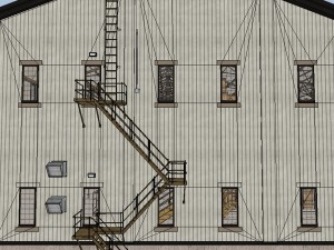 huge warehouse 3D-Modell