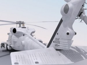 Sh60 seahawk military helicopter 3D Model