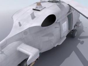 Sh60 seahawk military helicopter 3D Model