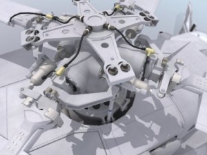 Sh60 seahawk military helicopter 3D Model