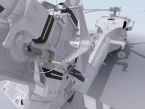 Sh60 seahawk military helicopter 3D Model