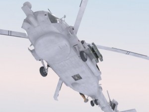 Sh60 seahawk military helicopter 3D Model
