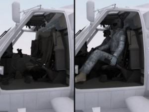 Sh60 seahawk military helicopter 3D Model