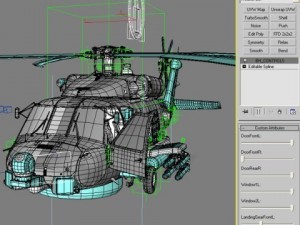 Sh60 seahawk military helicopter 3D Model