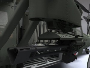 Battlehawk military helicopter 3D Model