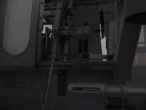 Battlehawk military helicopter 3D Model