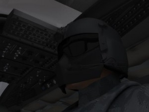 Battlehawk military helicopter 3D Model