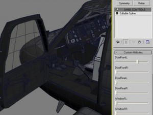Battlehawk military helicopter 3D Model