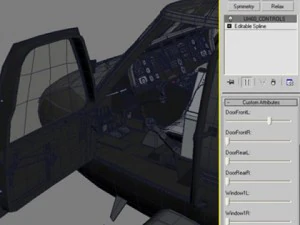 Battlehawk military helicopter 3D Model