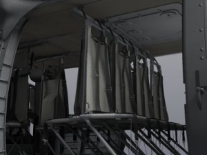 Uh 60 blackhawk military helicopter 3D Model