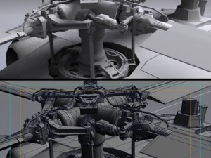 Uh 60 blackhawk military helicopter 3D Model