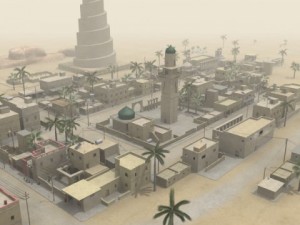 middle eastern town Modelo 3D