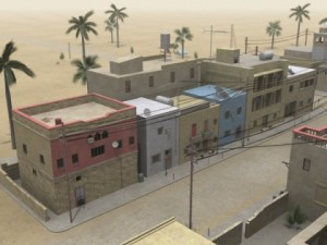 middle eastern town Modelo 3D