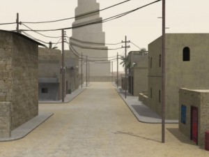 middle eastern town Modelo 3D