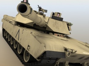m1a1 abrams tank 3D Модель