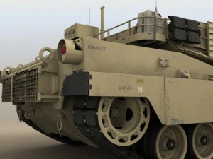 m1a1 abrams tank 3D Model