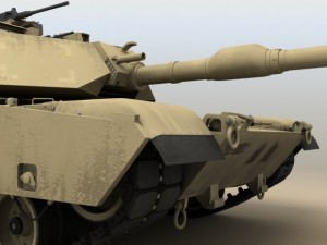 m1a1 abrams tank 3D Модель