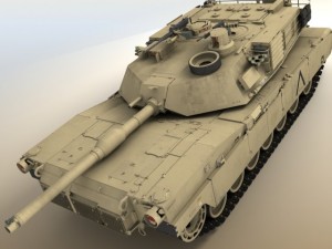 m1a1 abrams tank 3D Модель