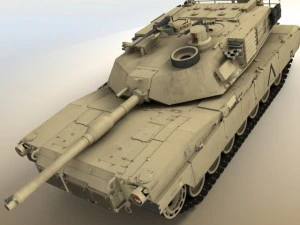 m1a1 abrams tank 3D Model